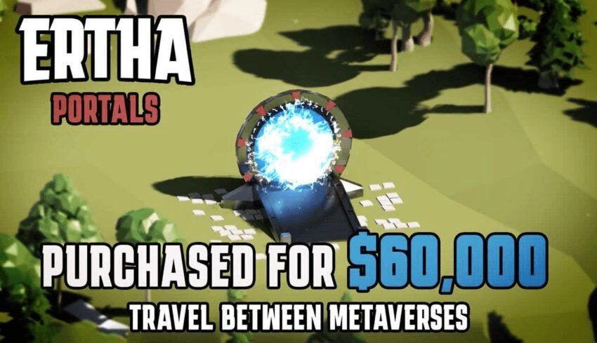 Metaverse Ertha sprzedaje portale NFT za 60 000 USD