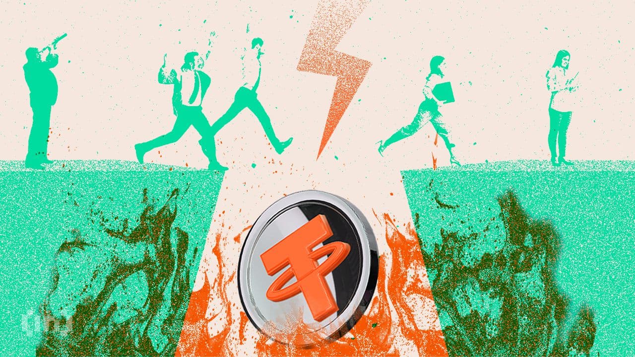 Wolumen obrotu Tether spada do wieloletniego minimum