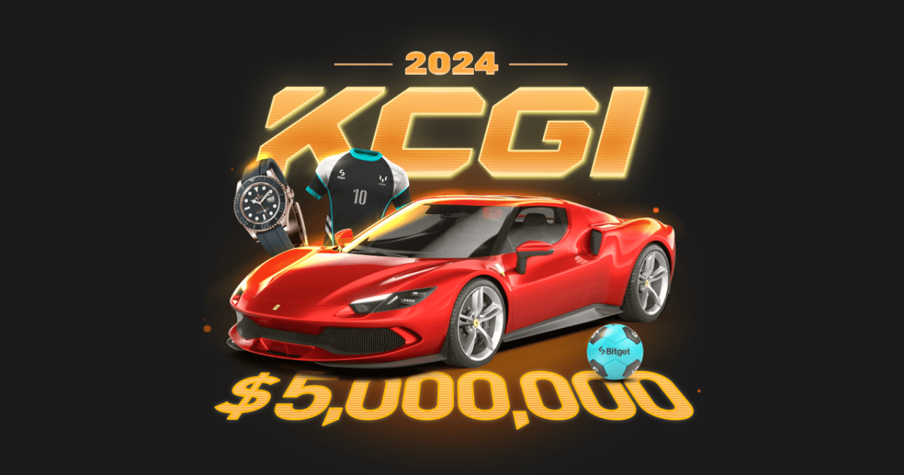 Bitget prezentuje KCGI 2024: Ostateczny turniej tradingowy krypto z ogromną pulą nagród, a w niej: Ferrari, merch z autografem Messiego i 5 milionów USDT