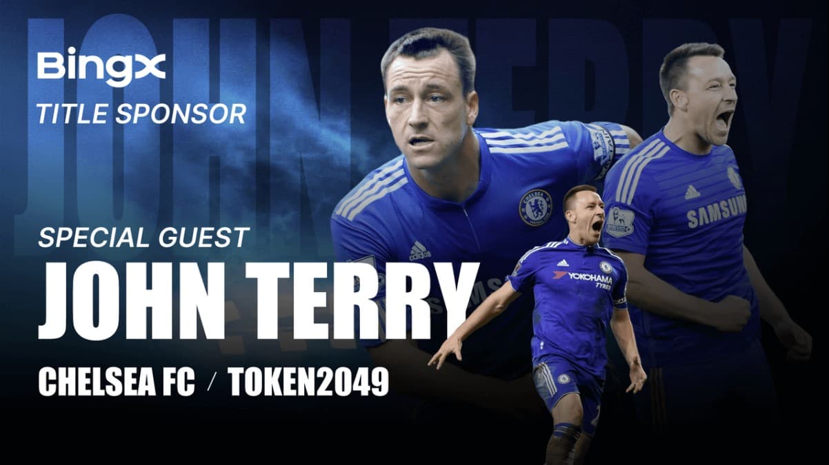 BingX głównym sponsorem TOKEN2049 Singapore 2025 z gościem specjalnym &#8211; legenda Chelsea FC, John Terry