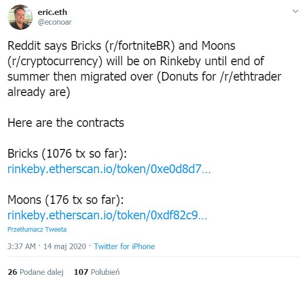 Reddit tokeny kryptowaluty | pl.beincrypto.com