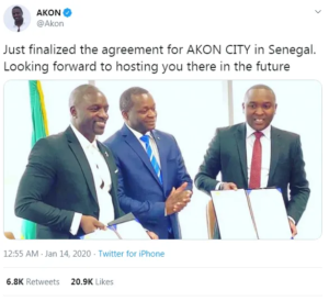 Akon Twitter