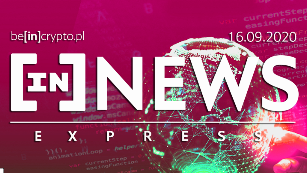 Bitbay i VISA, Ogromny zakup BTC, Krypto = papiery wartościowe – [in]NEWS Express – 17.09.2020