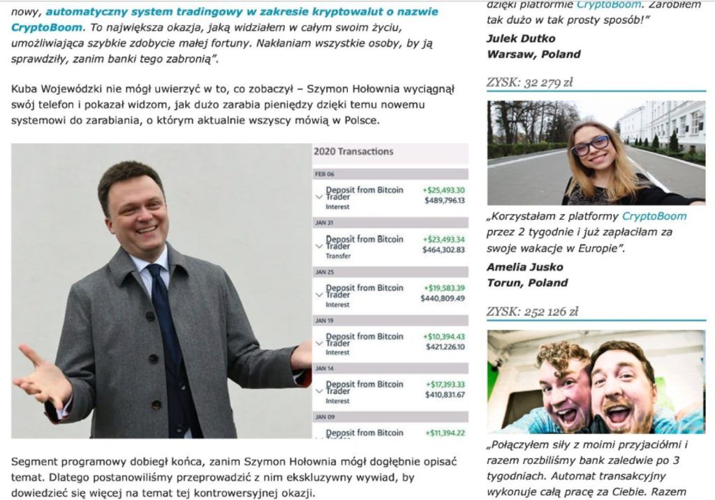 szymon hołownia kryptowaluty