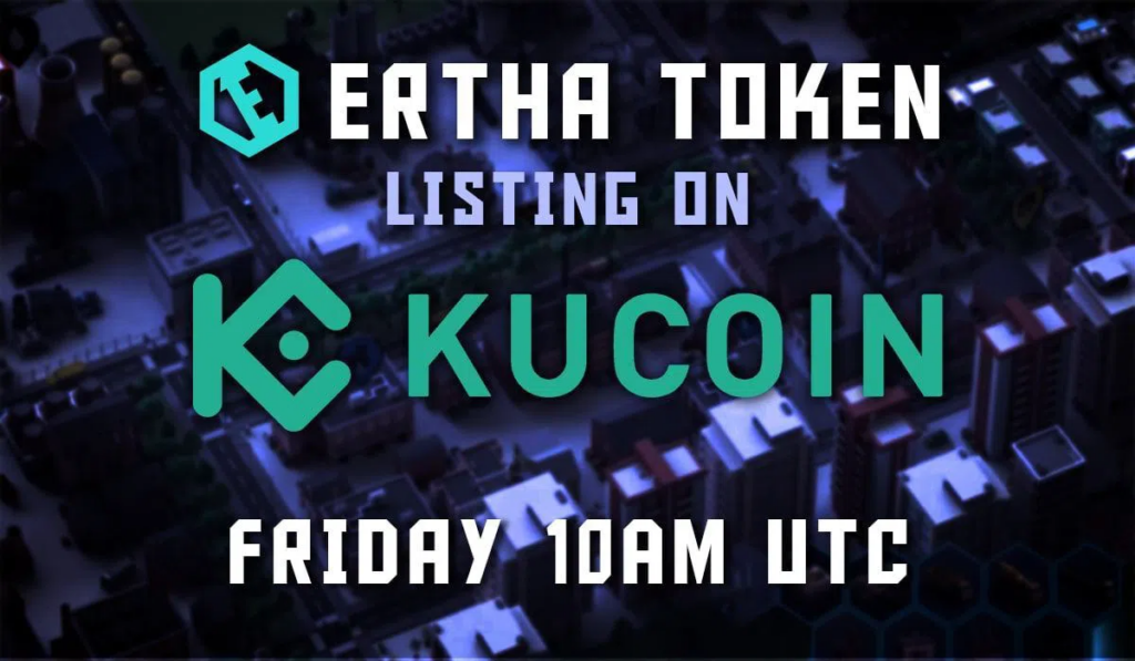 Listing tokena ERTHA na KuCoin