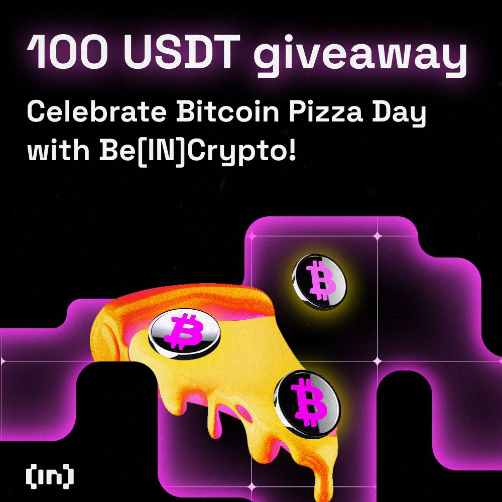 1. BeInCrypto BTC Pizza Day Giveaway