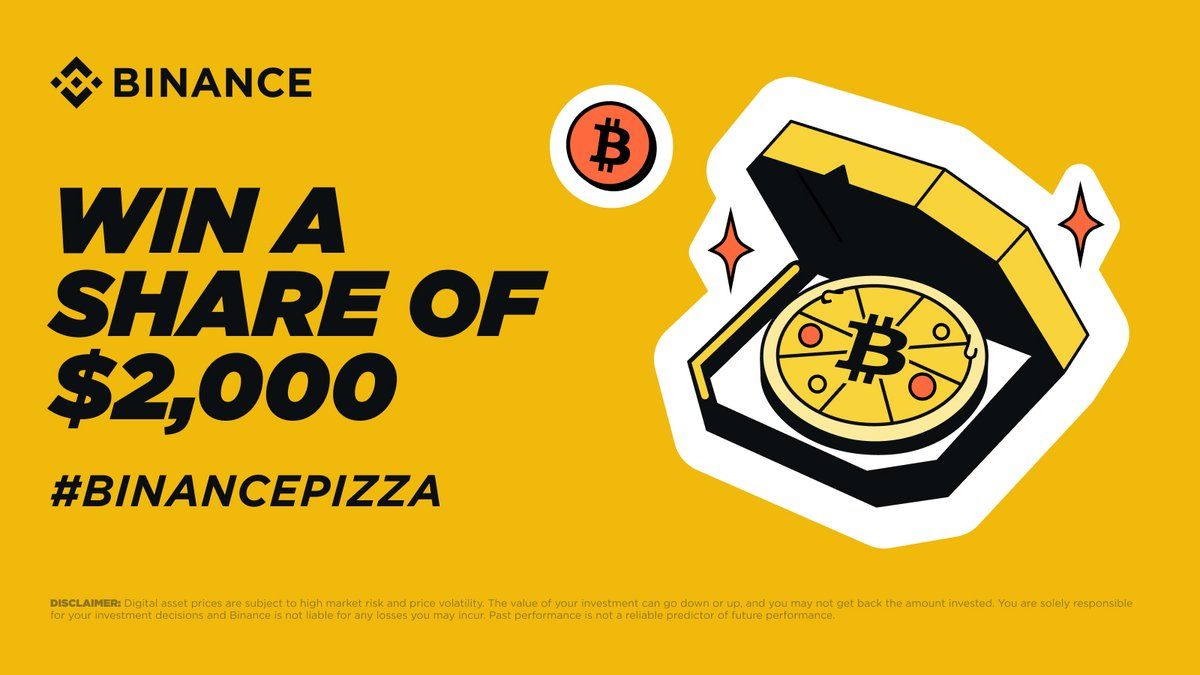 4. Binance Pizza Giveaway