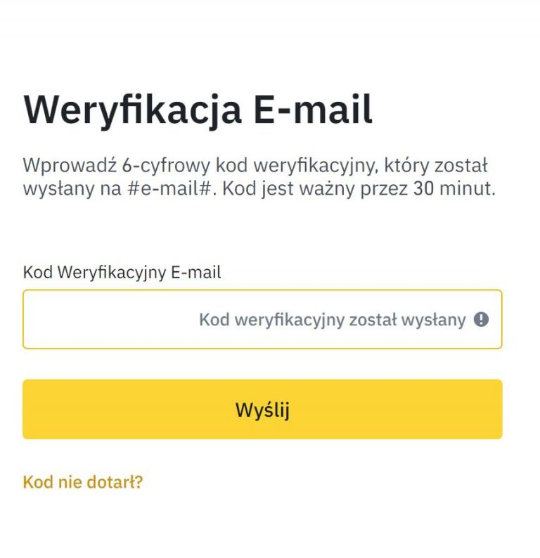 jak założyć konto na binance