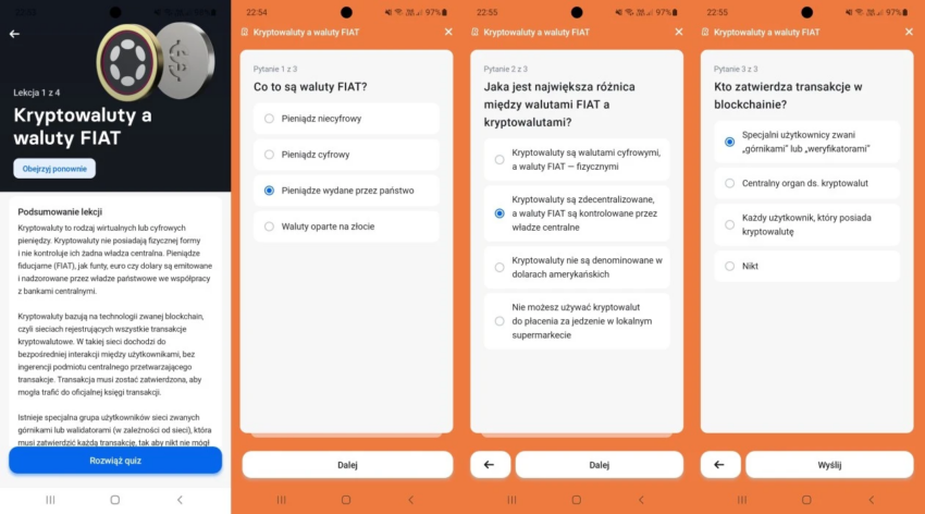 odpowiedzi do quizu revolut - Kryptowaluty a waluty FIAT