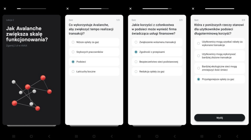 avalanche quiz revolut