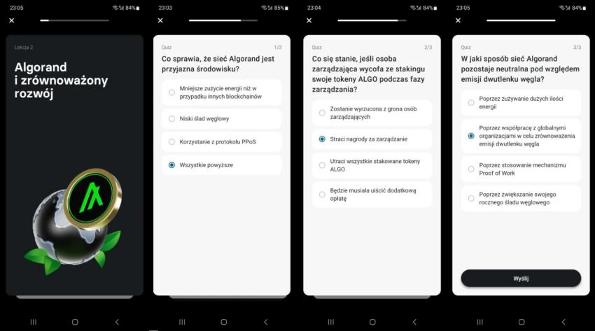 algorand quiz revolut
