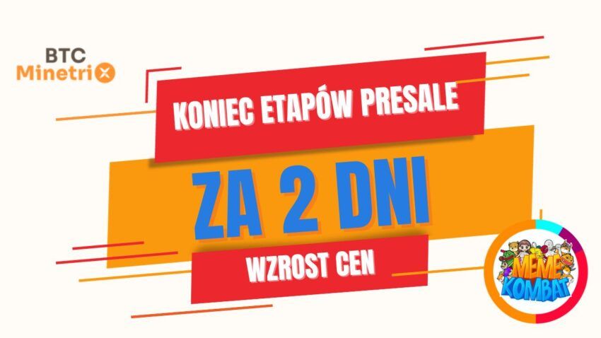 Kończą się etapy przedsprzedaży dwóch głośnych memecoinów: Cena $BTCMTX i $MK wzrośnie za 2 dni