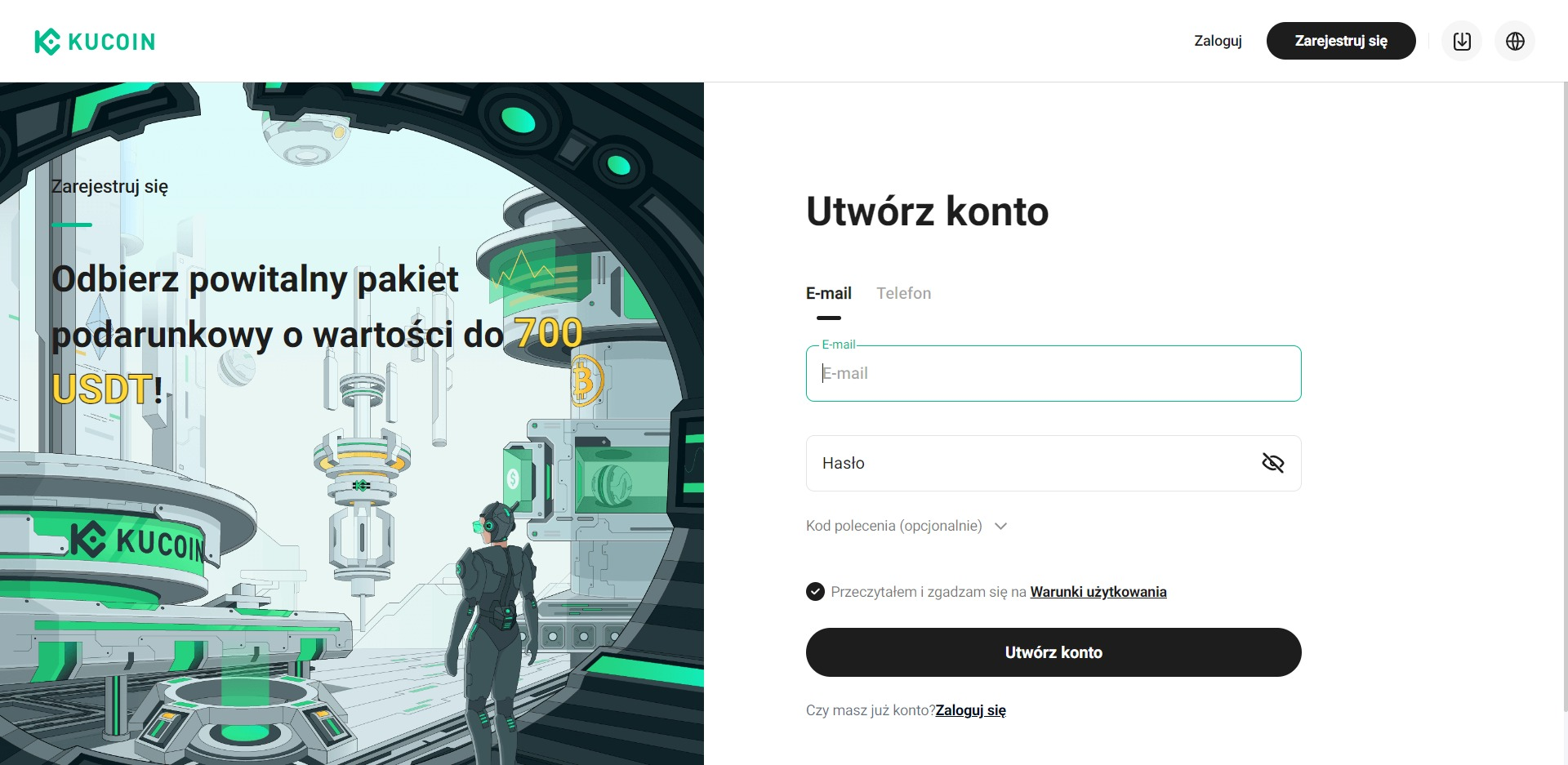 jak kupić krypto na kucoin