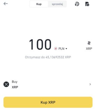 xrp za złotówki