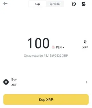 xrp za złotówki