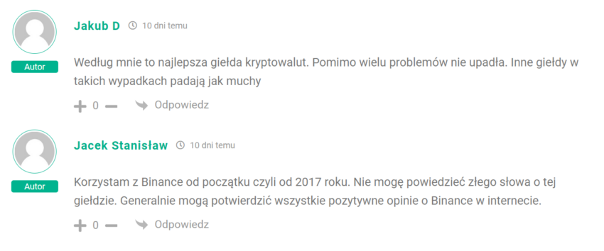 Binance opinie użytkowników