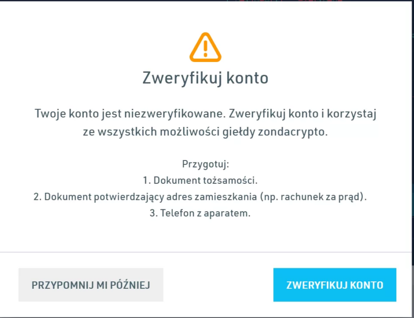 weryfikacja zonda