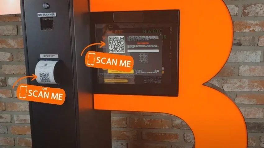Jak kupować w bankomacie Bitcoin krok 2