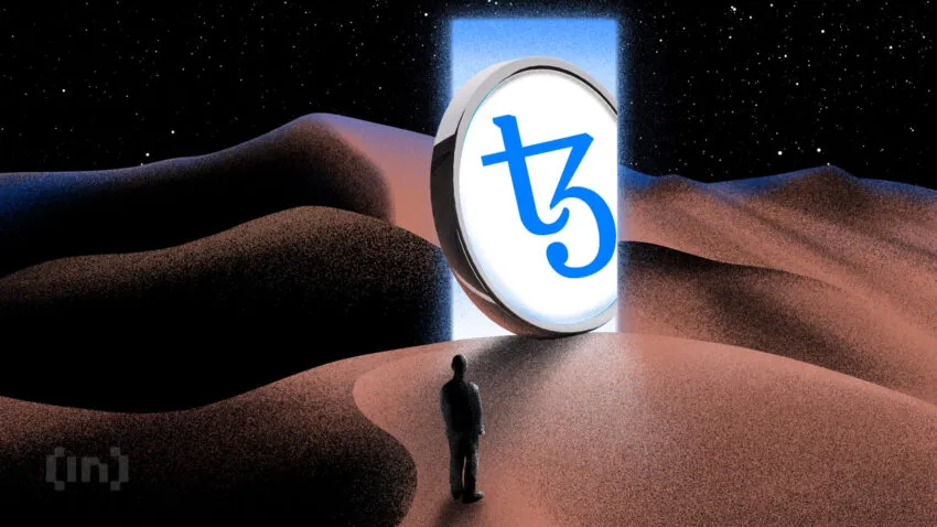 Tezos wzrasta, ale napływy na giełdy mogą zakończyć wybicie