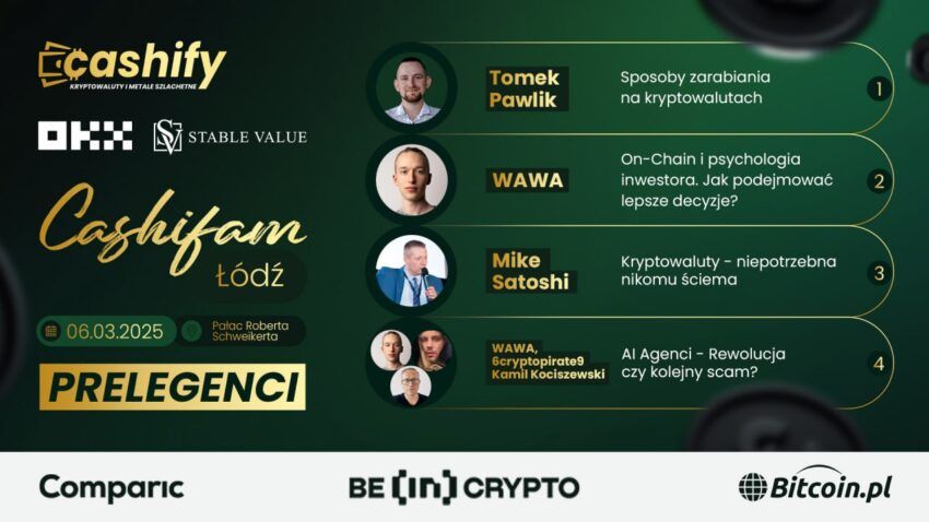 Bezpłatny meetup o krypto i Web3 od Cashify już 6 marca w Łodzi