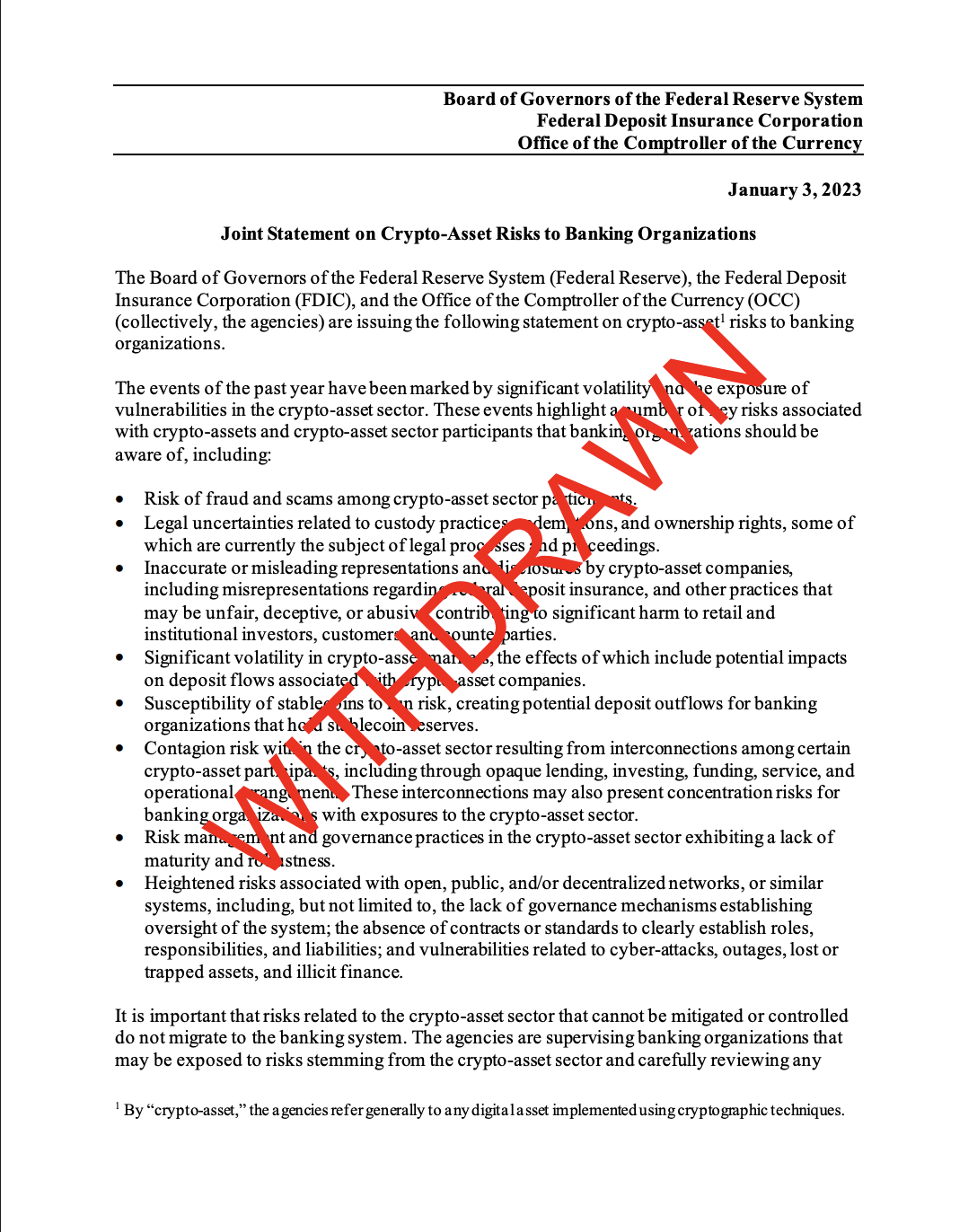 Fed luzuje zasady dla banków: Kryptowaluty i tokeny dolarowe zyskują