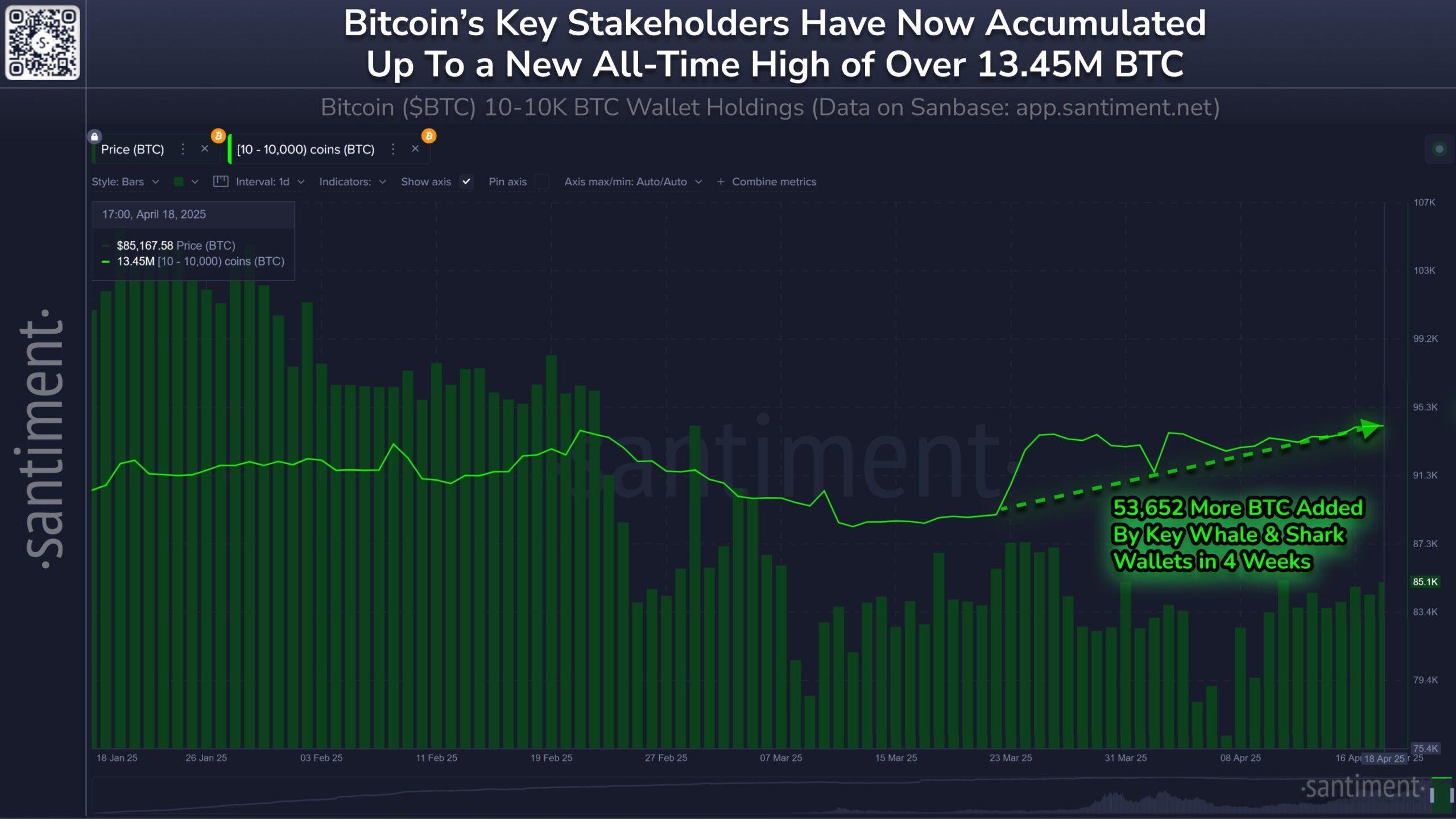 Bitcoin Whale and Shark Holding