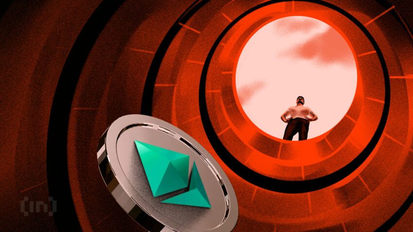 Kurs Ethereum (ETH) ryzykuje utratę kluczowego wsparcia